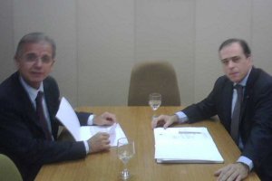 2007 - Reunião com o ministro José Múcio Monteiro